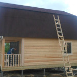 дом из бруса 6×7,5 крыша ломаная (вид2)