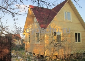 каркасный дом 6×6 по проекту Семен (вид3)