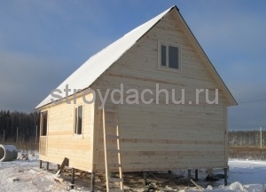 дом из бруса 6×7,5 по проекту Захар (вид7)