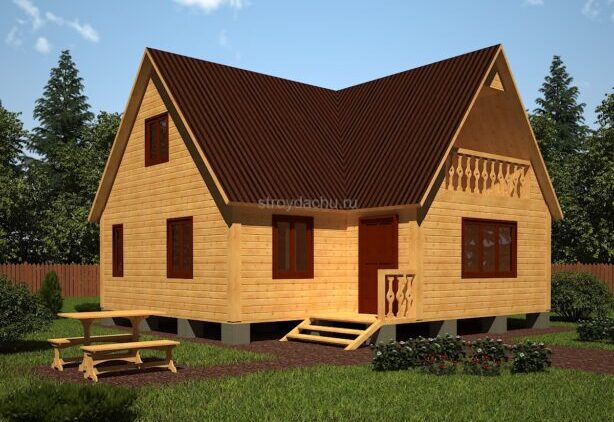 проект дома 6 на 8 "Федор" проект дома 6 на 8 "Федор"