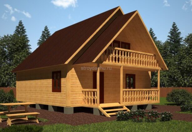проект дома 8 на 10 "Богдан" проект дома 8 на 10 Богдан