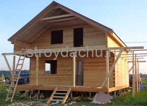 сруб из профилированного бруса