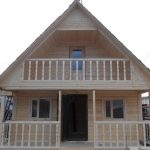 дом из бруса 6 на 6 м. по проекту Иван