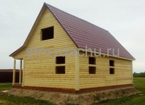 Сруб из бруса 7,5 на 10