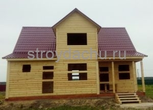 Сруб из бруса 7,5 на 10