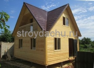 дом из бруса 6×6 по проекту Семен (вид3)