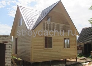 дом из бруса 6×6 по проекту Семен (вид4)