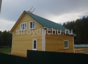 фото дома из бруса 6,5 на 9 (вид9)