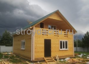 фото дома из бруса 6,5 на 9 (вид11)