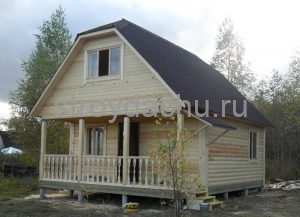 дачный дом 6 на 7,5 по проекту Арсений 2 (вид3)