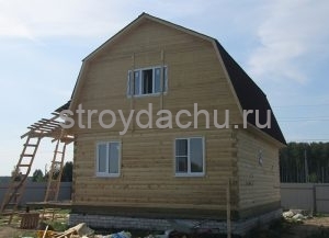 дом из бруса 6 на 8 (вид 4)