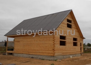 сруб из бруса
