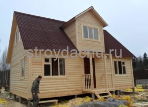 дом из бруса 6 на 9