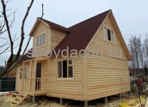 дом из бруса 6 на 9 с к рыльцом