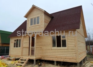 дом с жилой мансардой