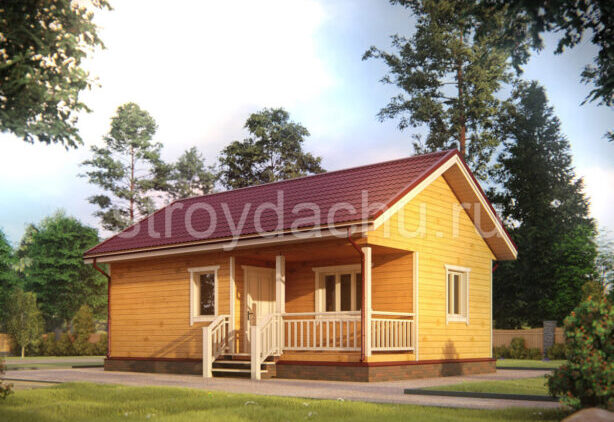 Проект дома 6 на 9 м. "Ермил" Проект дома 6 на 9 Ермил, одноэтажный