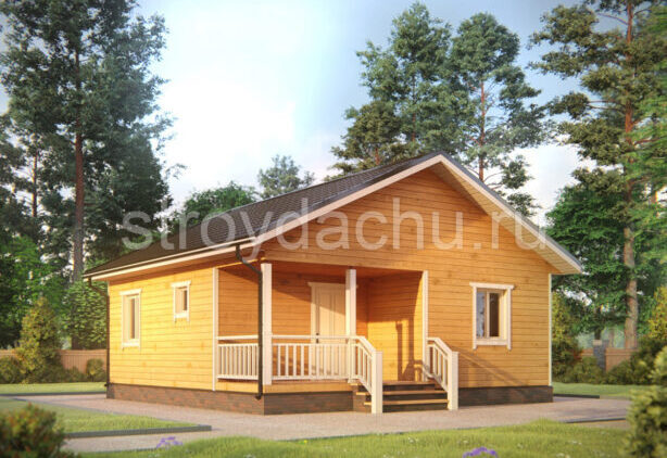 проект дома 8 на 8 Натан одноэтажный проект дома 8 на 8 Натан одноэтажный