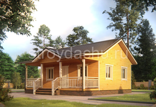 проект дома 8 на 8 "Клим" проект дома 8 на 8 Клим