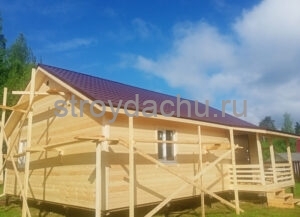 каркасный дом 8 на 10