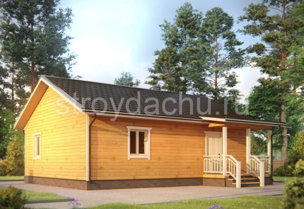 проект дома 8 на 10 Яков одноэтажный дом 8 на 10 Яков