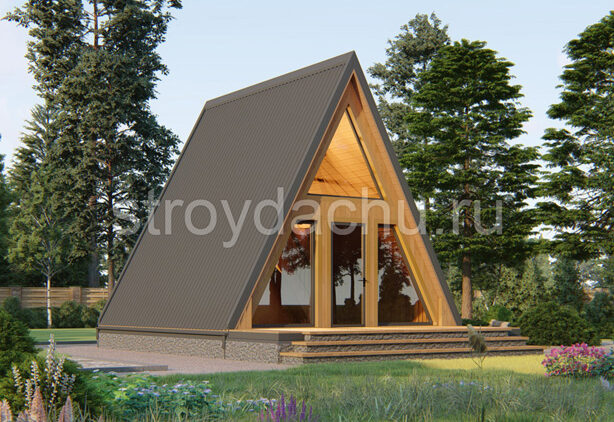 проект дома 6 на "Рубен" проект дома А-фрейм Рубен