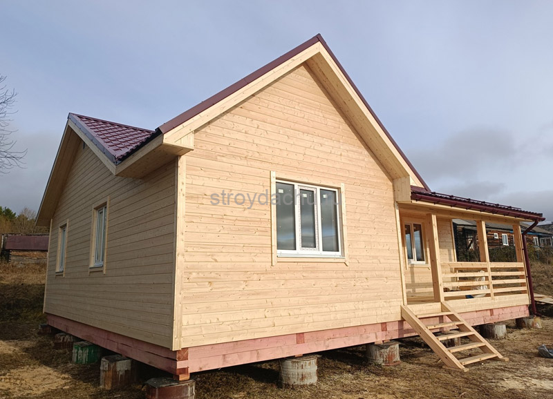 каркасный дом 9 на 10