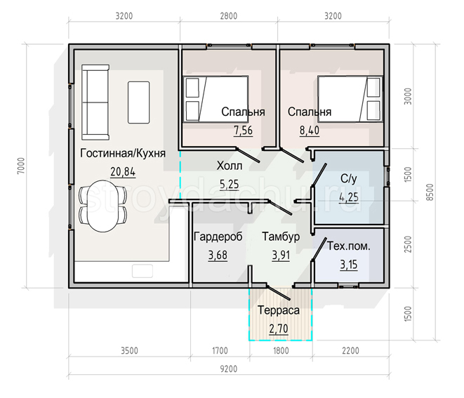 планировка дома Игнатий