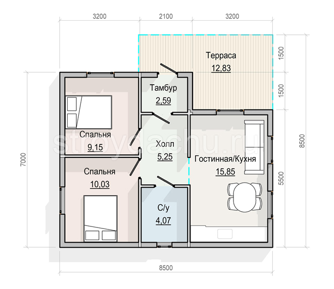 планировка дома Мирон