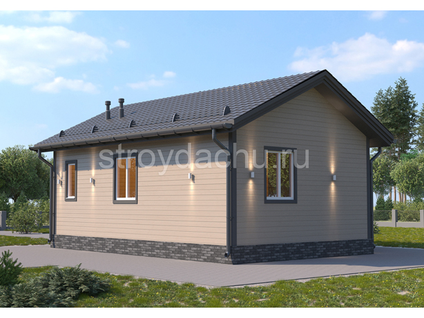 проект дома Глеб вид 2