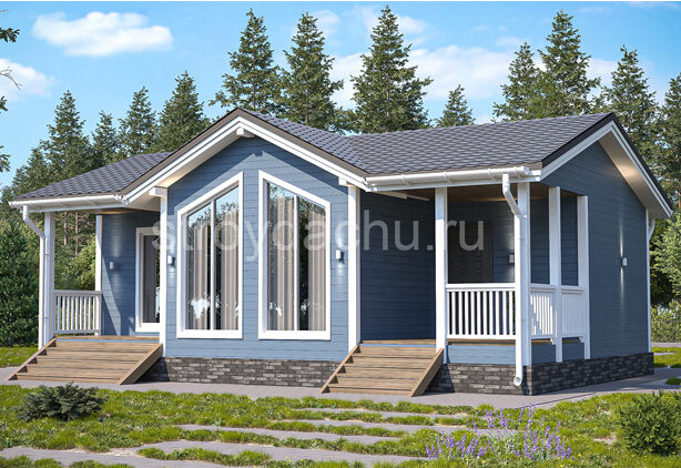 проект дома из бруса 10 на 7 "Никон" проект дома 10 на 7 Никон