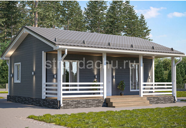 проект дома 9на 8 м. "Трифон" Проект дома Трифон