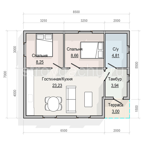 план дома Кирилл