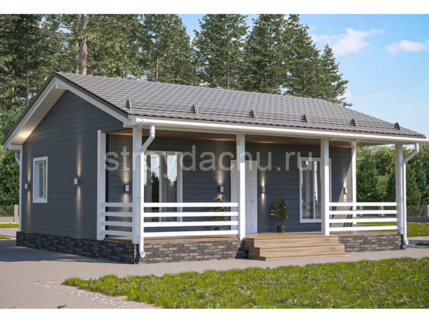 проект дома из бруса "Трифон" Проект дома Трифон