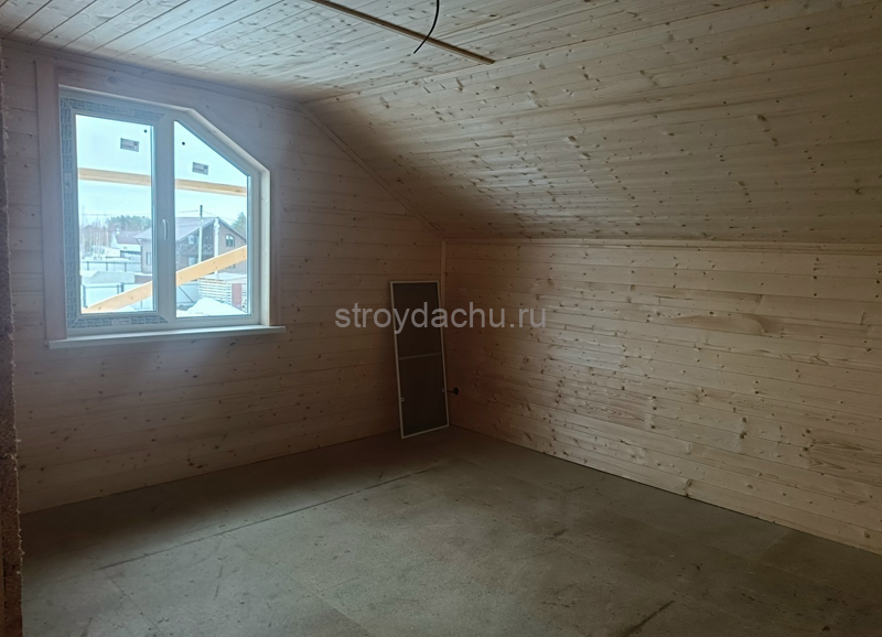 отделка мансарды