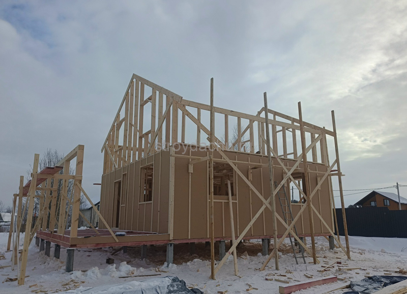 строительство каркасного дома
