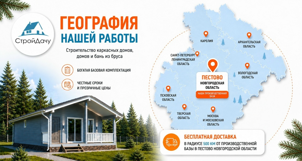 География строительства, Строй Дачу